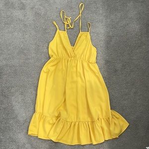 Yellow Summer Dress, Shein Size Medium